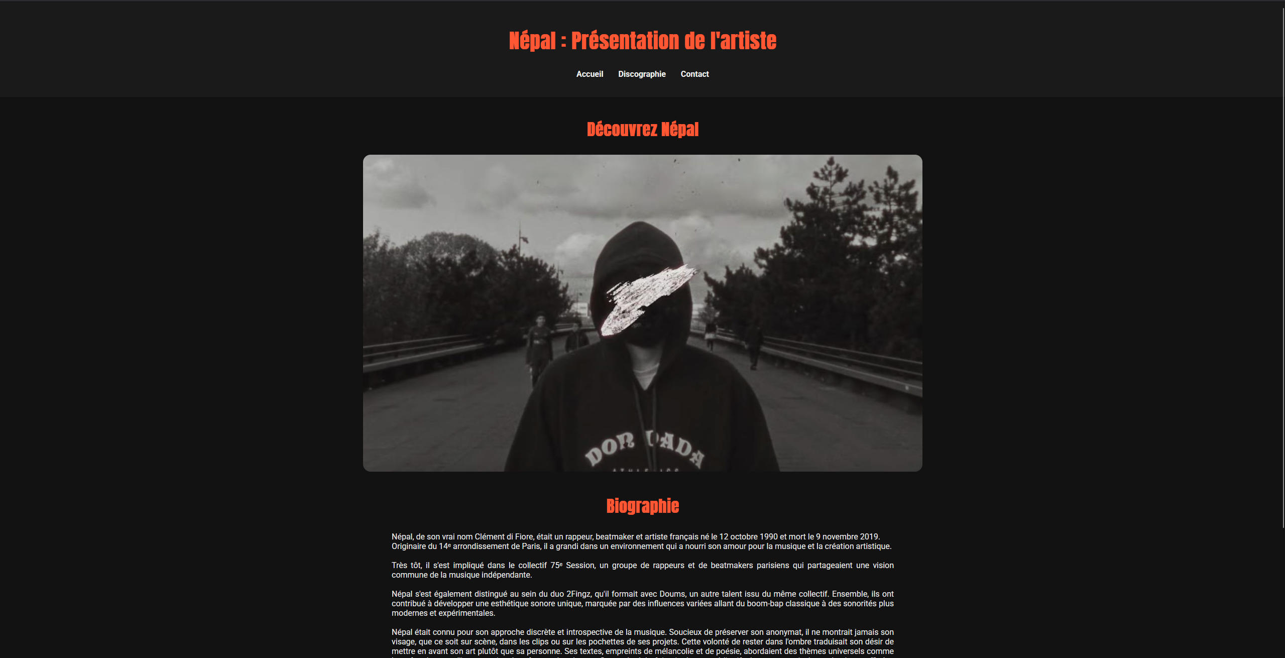 Site sur Népal