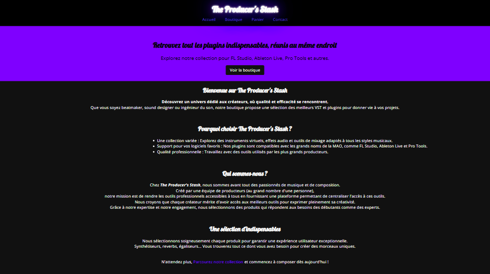 Site web de e-commerce